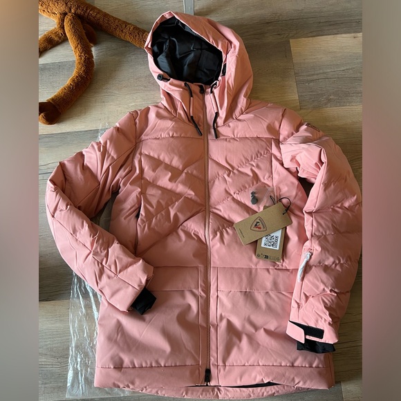 Cooper Pink Women’s Medium Rossignol puffy parka - Picture 1 of 5